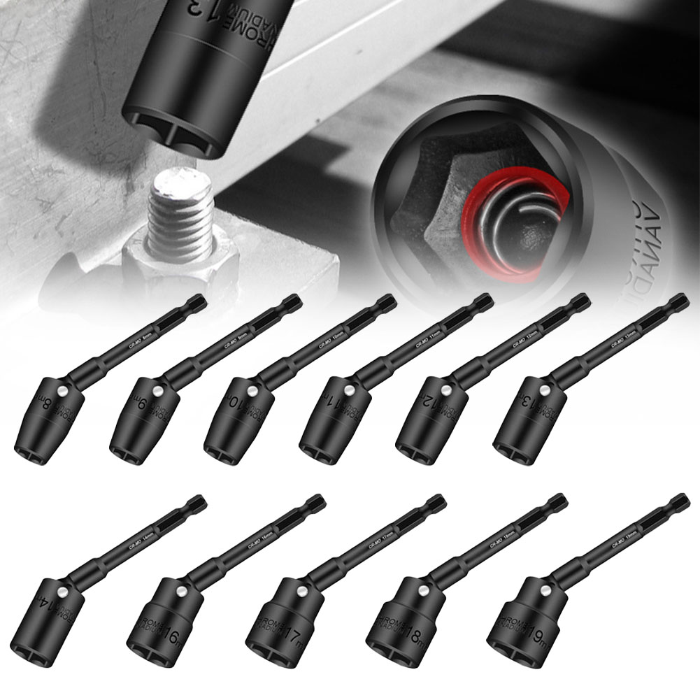 Power Tools Excel - 1Pc 100mm Hex Socket H8-H19 360