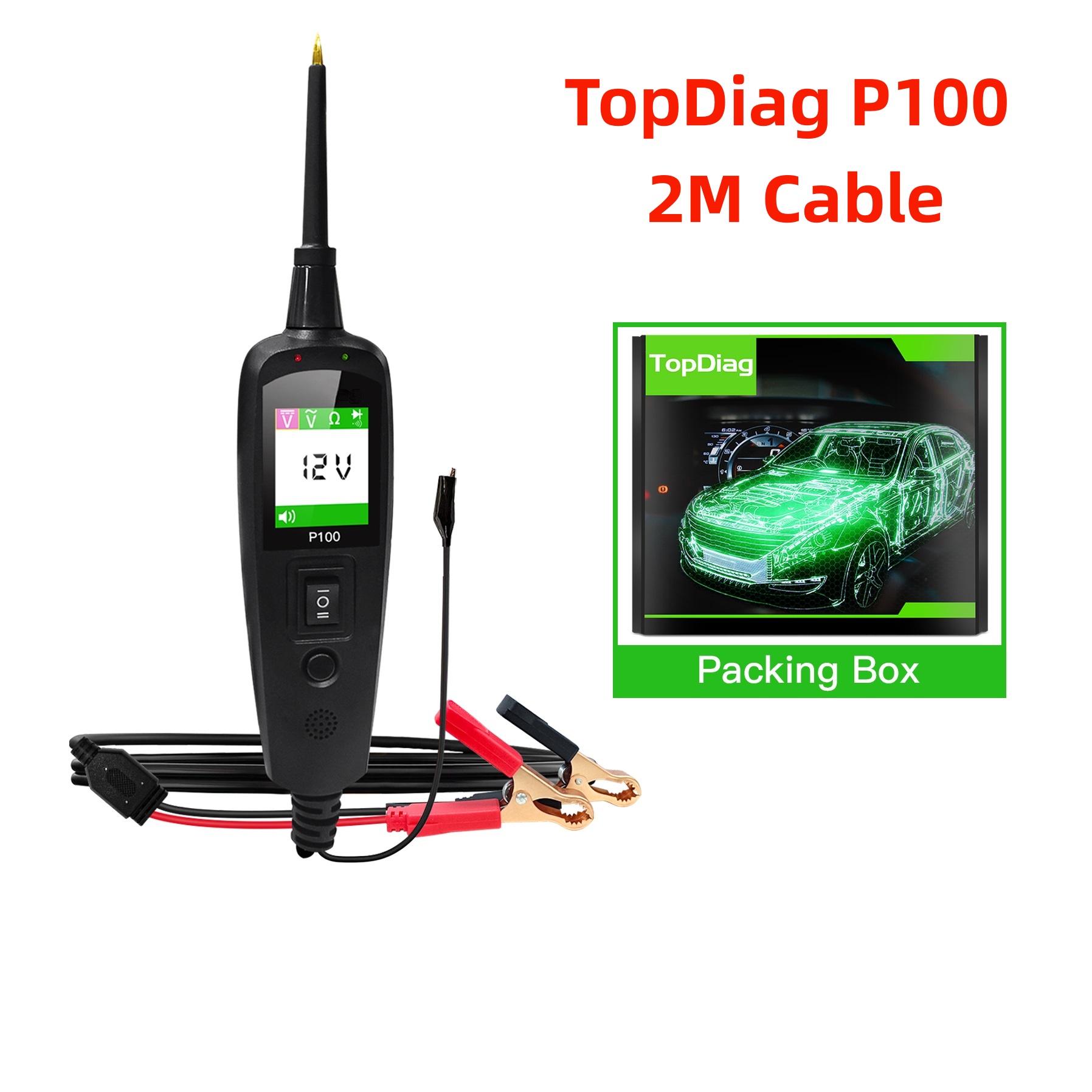 TopDiag P100 2M Car Electrical - đánh giá và giá Power Tools Kits