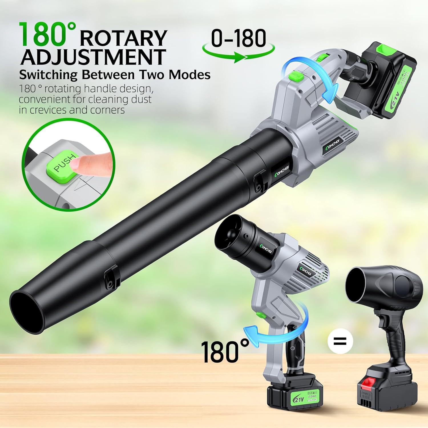 Cordless Electric Leaf Blower  - đánh giá và giá Power Tools Yard