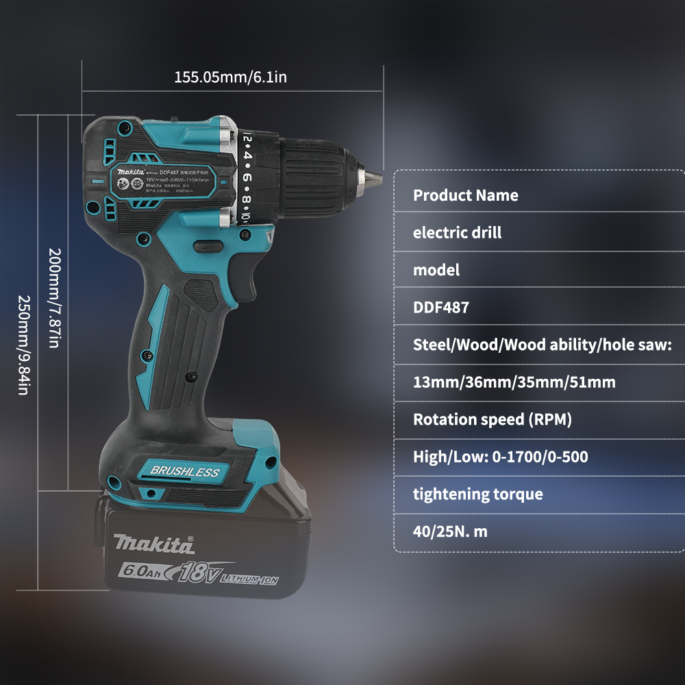 18V Brushless Cordless Drill 4 - đánh giá và giá Power Tools Excel